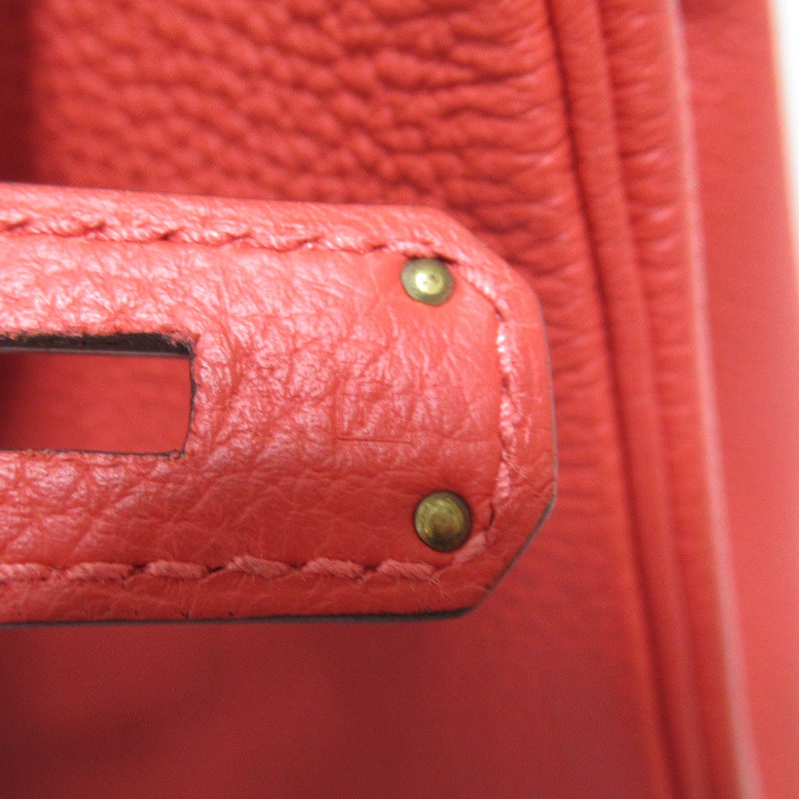 Hermes Hermes Birkin 30 Handbag Handbag Handbag Leather Togo  Red