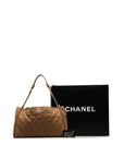 Chanel Matrases Coco Chain Tote Bag Shoulder Bag Beige   CHANEL