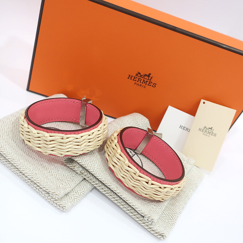 Hermes Stud_Earrings One-to-One  Accessoires Medor  Medal Picnic Rose Azare Worship/Lyva Material About 40.8g Women  Protective Sealed Bag Box 【New】【Unused】