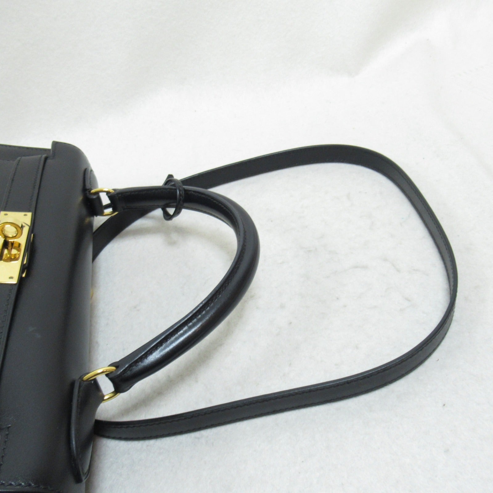 Hermes Kelly 28 Black   Handbag Handbag Handbag  Box Carf  Black Box Carf