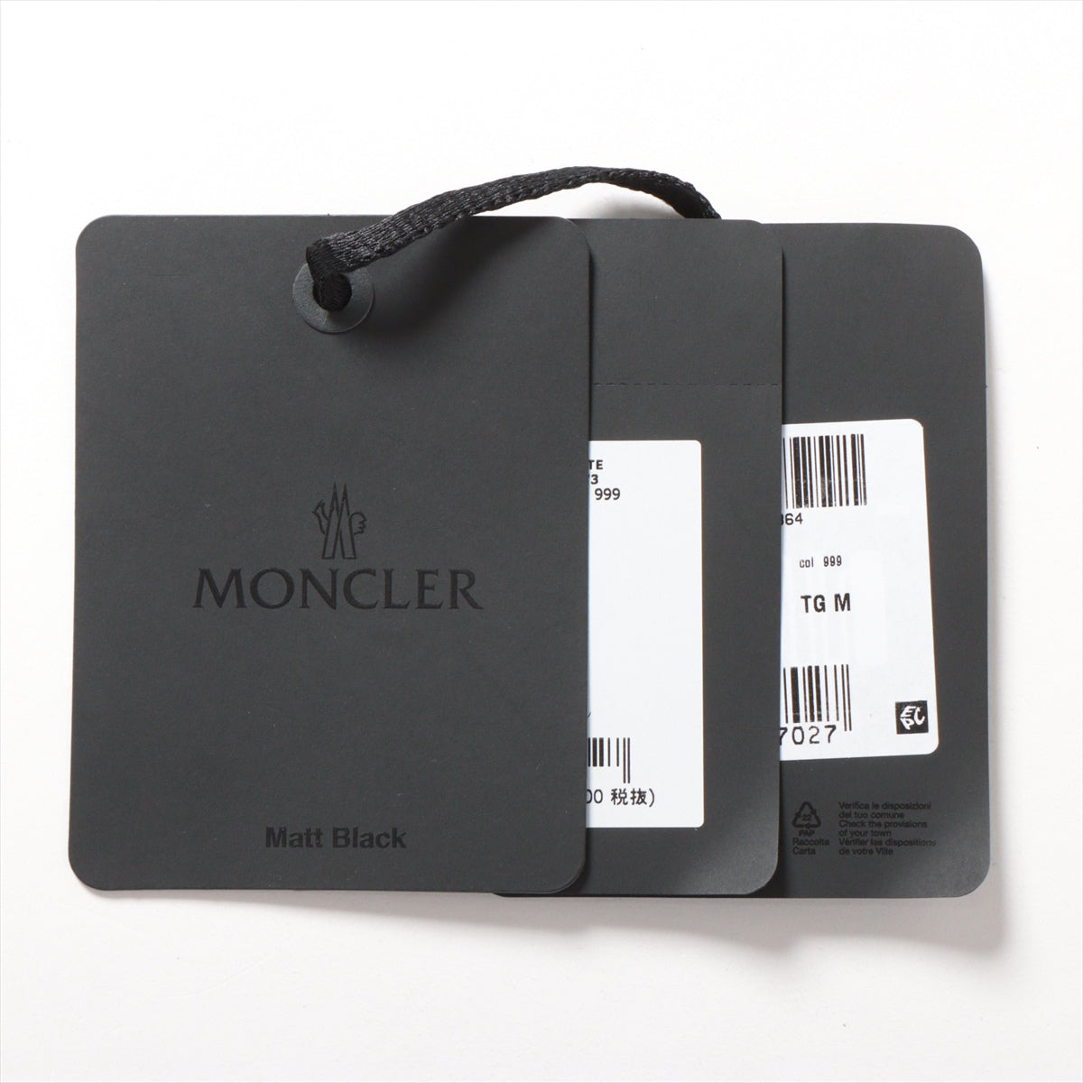 Moncler 22 Year Cotton  M Mens Black I10918A00004