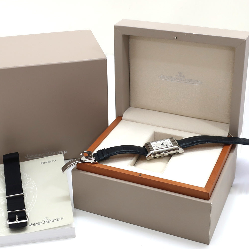 JAEGER LECOULTRE  Jaeger Le Coultre Levelso Grand  Q3018420 240.8.14 Stainless Steel White  Dial Leather  Reserve