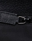 Gucci GG Laminated Shoulder Bag 114273 Black Leather  Gucci
