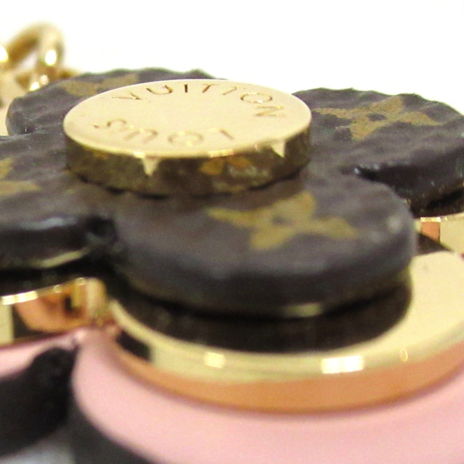 Louis Vuitton Louis Vuitton Keyring Accessoires GP (Gen )  Gold M63085 Pink