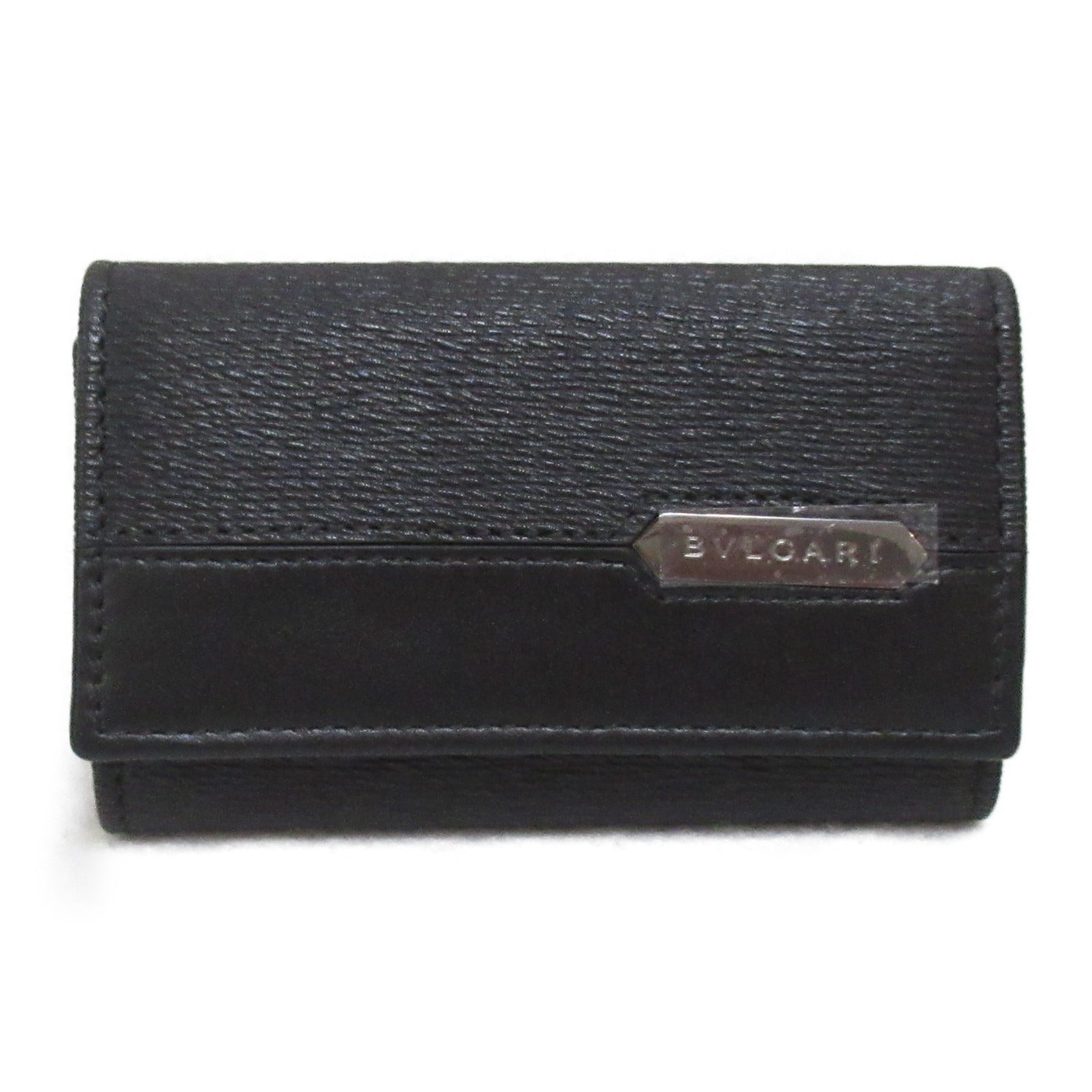 Bulgari BVLGARI 6  Keycase Keycase Accessories  Leather  Black 280887GRAIN