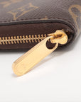 Louis Vuitton Monogram Zippyr Coin Pass M60067 Brown Coin Case
