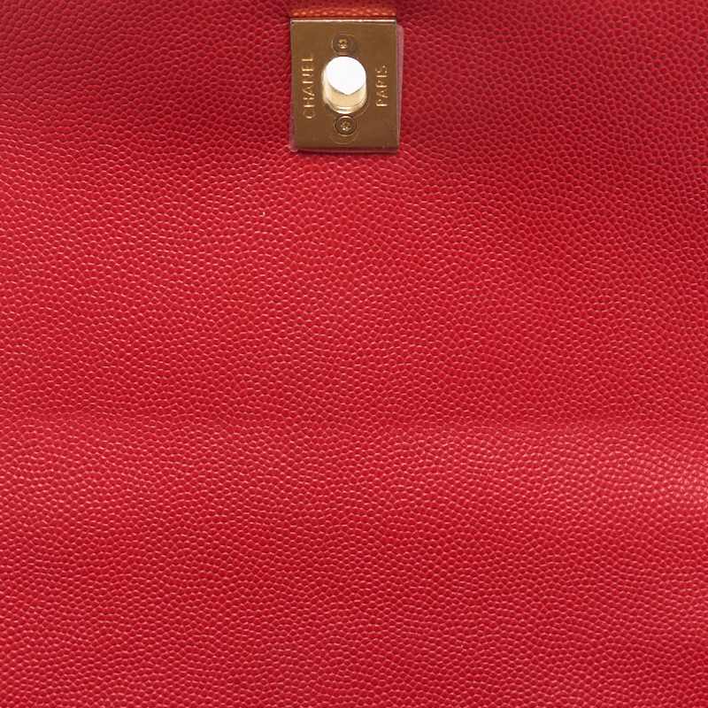 CHANEL Matrasse Coco Handle 2WAY Handbag Caviar S Red  Handbag &#39;s Shoulder Bag Lady&#39;s Handbag Hybrid 【 Ship】 Viper Mountain Bookstore Online