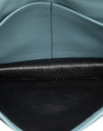 BOTTEGAVENETA Long Wallet Long Wallet Blue Black Leather  BOTTEGAVENETA