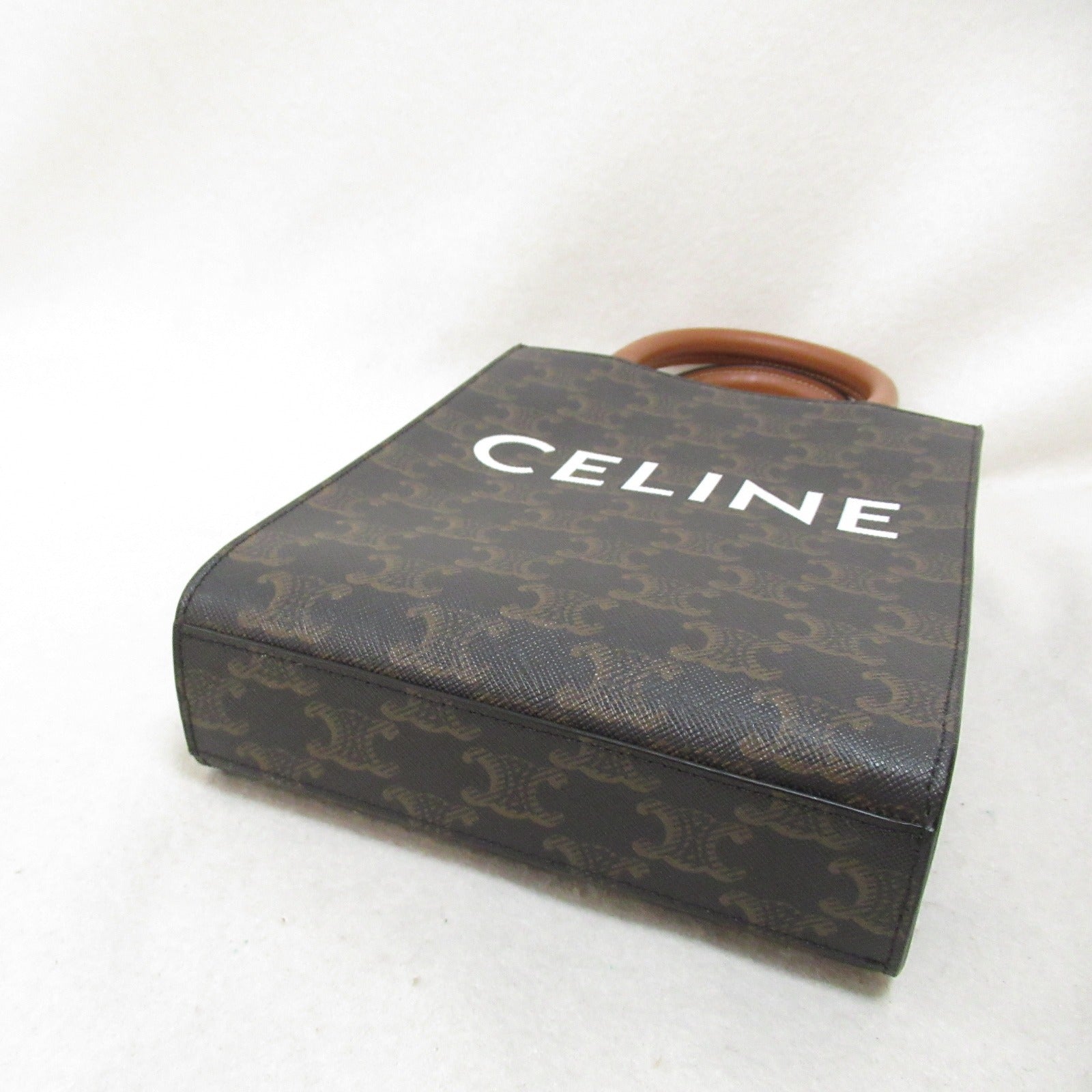 Celine Celine 2w Shoulder Bag 2way Shoulder Bag Leather Canvas  Brown  194372BZK04LU