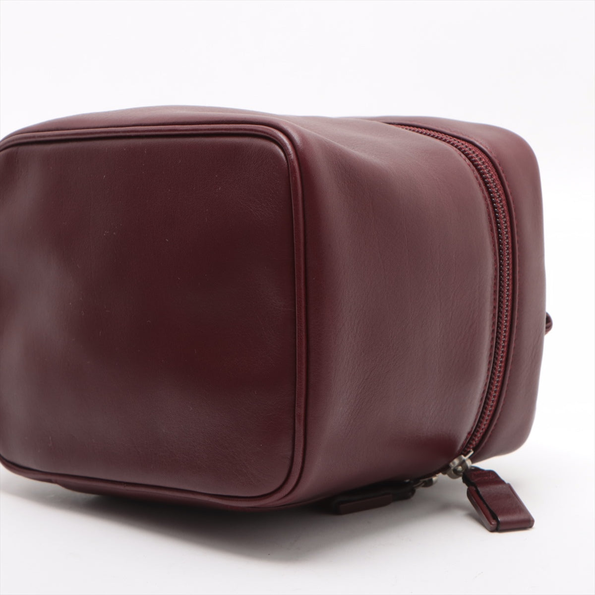 Ferragamo Leather 2WAY Shoulder Bag Bordeaux