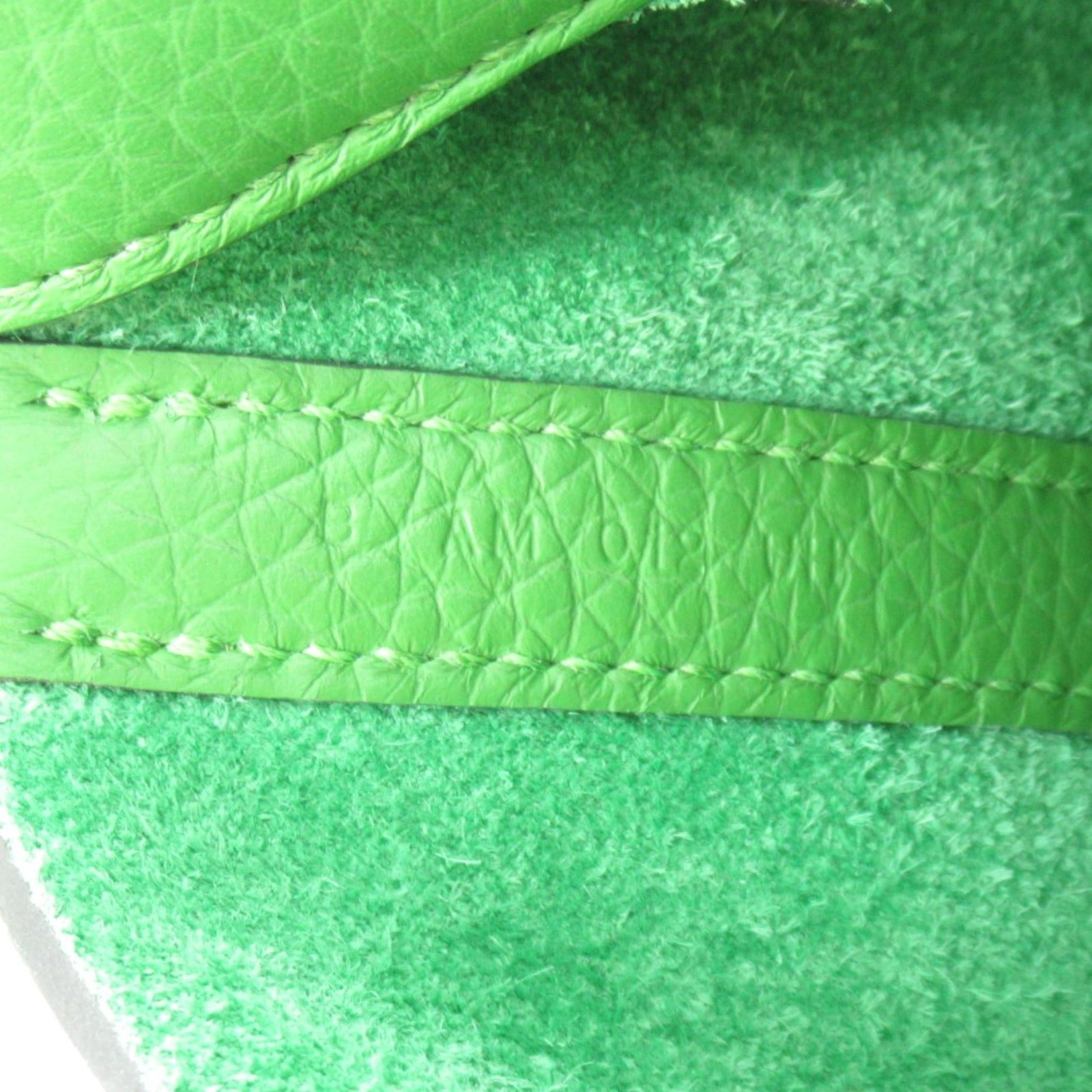 Hermes Hermes Picottan P.M. Eckra Yucca Tote Bag Tortoise Bag Leather  Clemence  Green Line