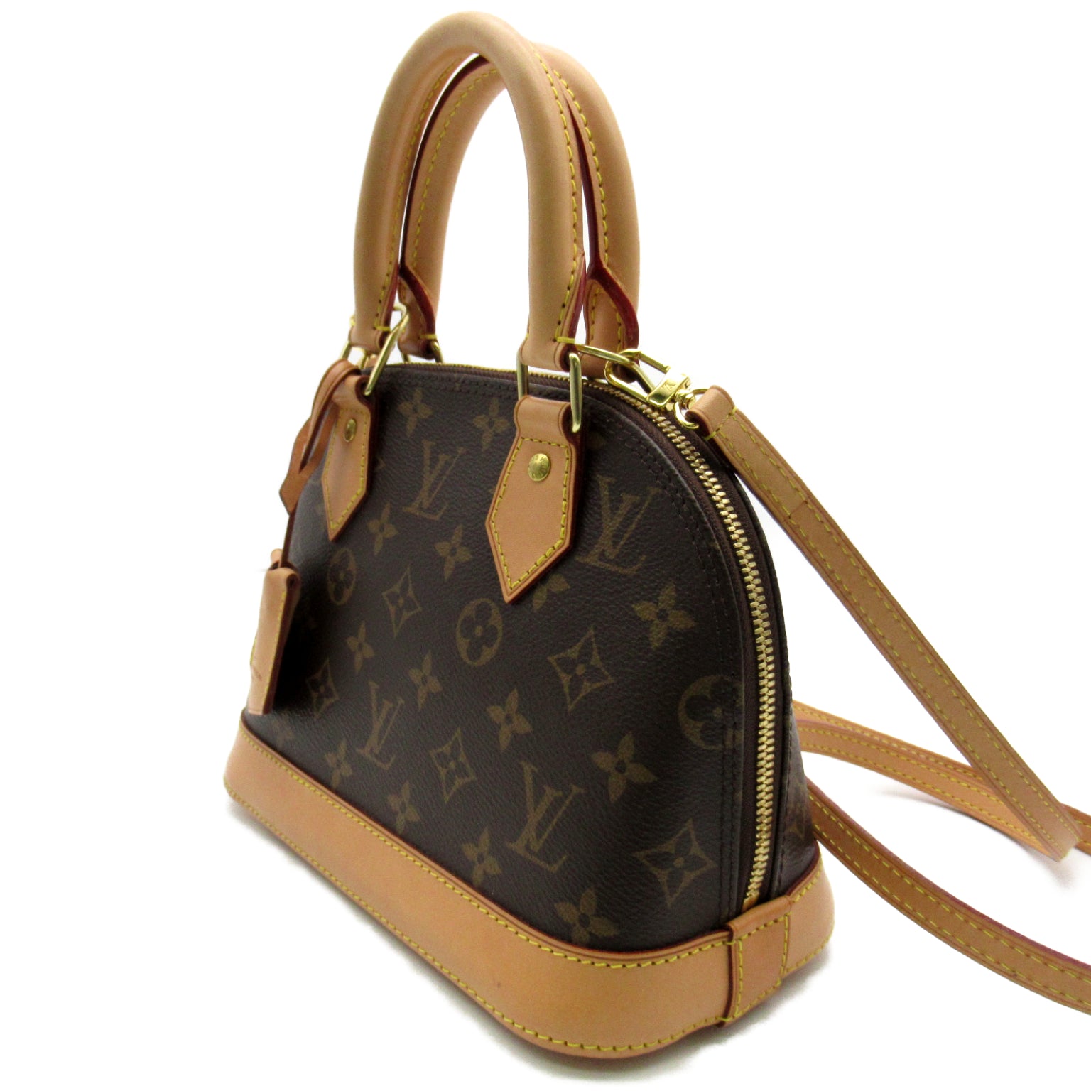 Louis Vuitton ALMA BB Shoulder Bag Shoulder Bag PVC Coated Canvas Monogram  Brown M46990
