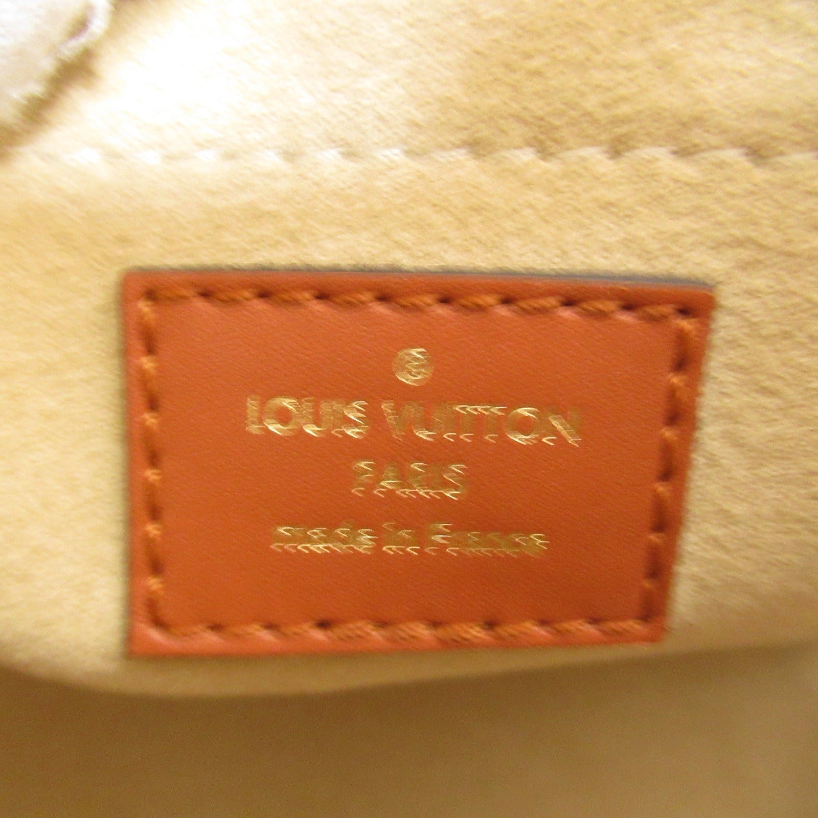 Louis Vuitton on  Side MM Shoulder Bag Leather Bag  Beige M53825