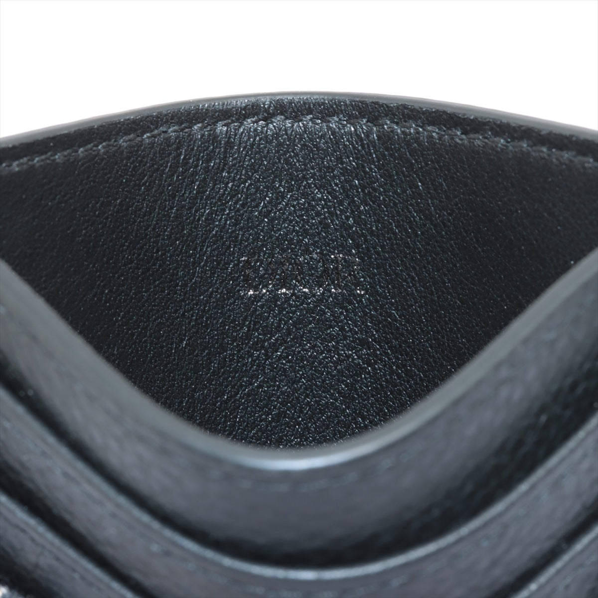 Dior Oblique Canvas  Leather Card Box Black × Navy Navi