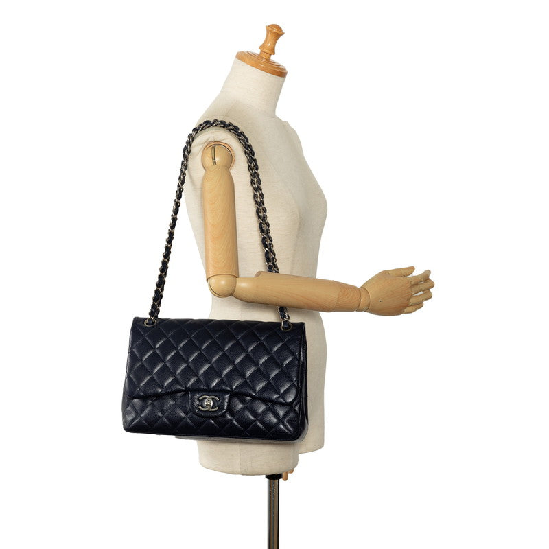 Chanel Matrases Coco Chain Shoulder Bags Navy Caviar S  Chanel