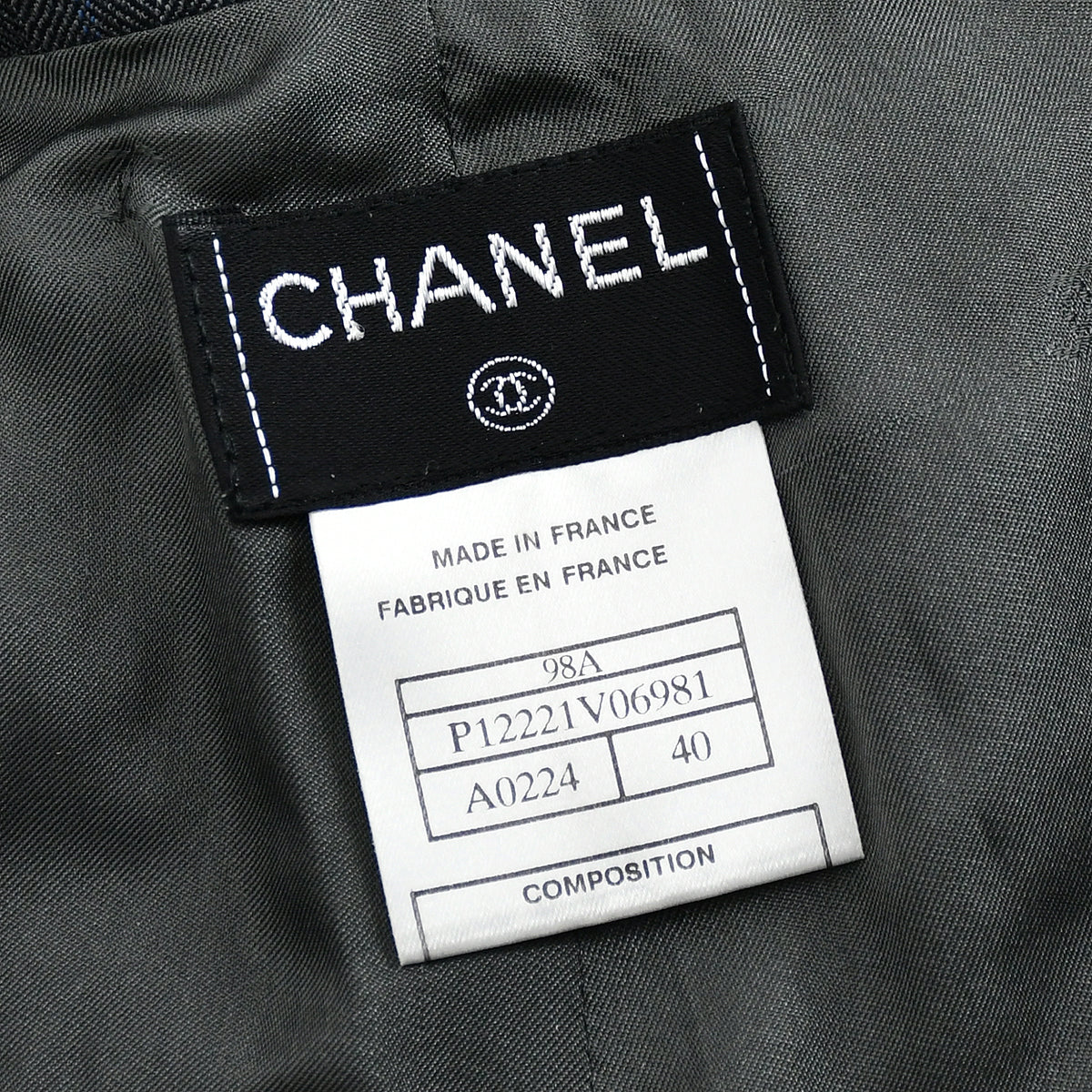 Chanel Long Pants Gray 98A 