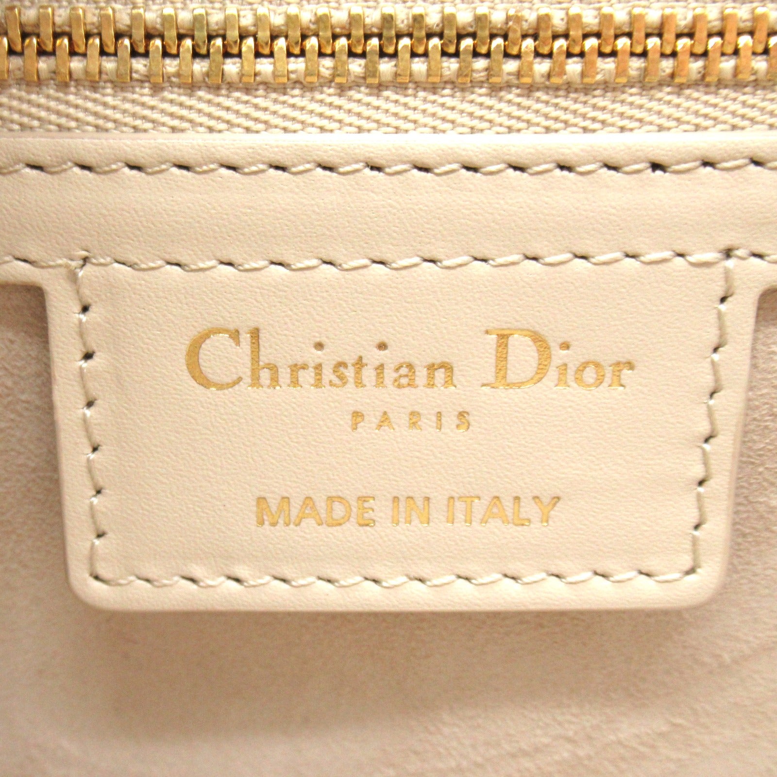 Dior Chain Shoulder Bag Leather  Beige M9280UZWS52U