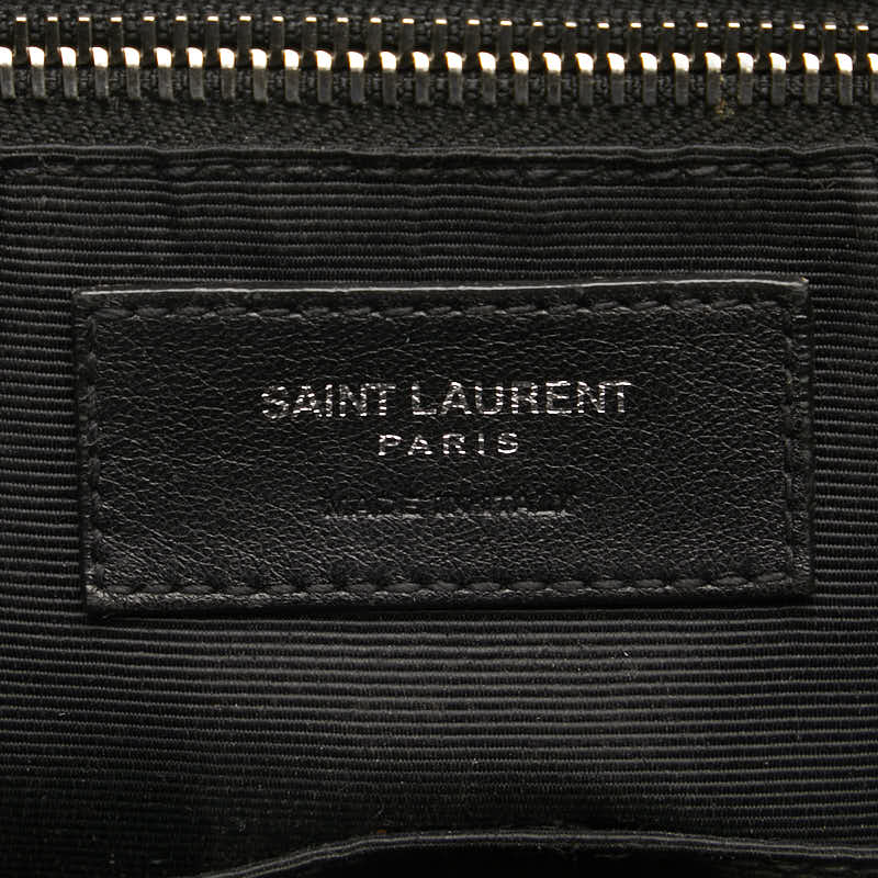 Saint Laurent Classic Musette Business Bag Briefcase 377865 Black Leather  SAINT LAURENT