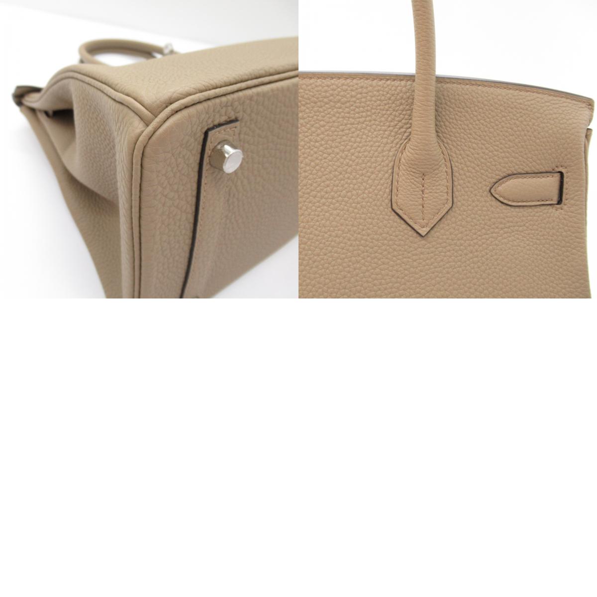 Hermes Birkin 30 Beige Marpa Handbag Handbag Handbag Leather Togo  Beige