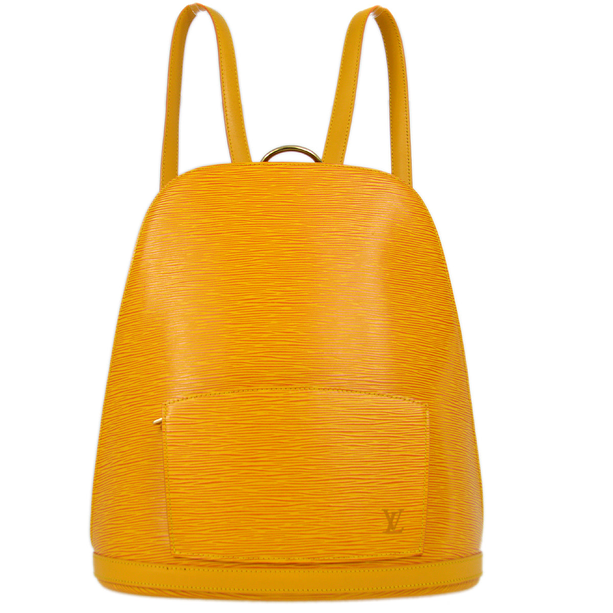 Louis Vuitton 1995 黃色 Epi Gobelins 雙肩包 M52299