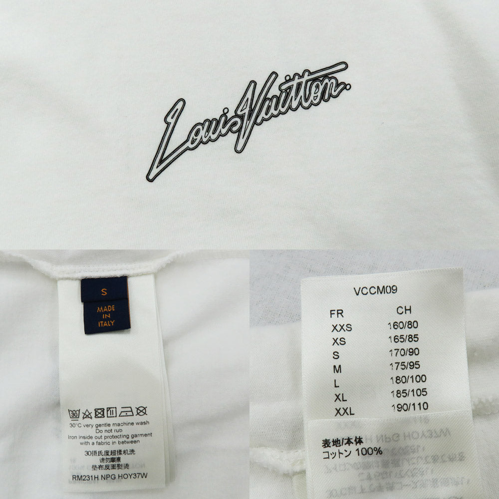 Louis Vuitton 23SS  White Cotton  White T-Shirt White T-Shirt White T-Shirt White T-Shirt White T-Shirt White T-Shirt White T-Shirt White T-Shirt