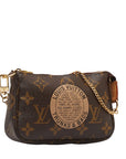 Louis Vuitton Monogram Mini Accessoires T&B Portefolio Miniature Handbag M60153 Brown PVC Leather  Louis Vuitton