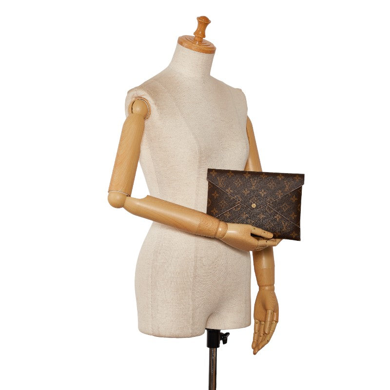 Louis Vuitton Monogram Pochette Kirigami Clutch Bag Second Bag Pocket 3 Set M62034 Brown Pink PVC Leather  Louis Vuitton