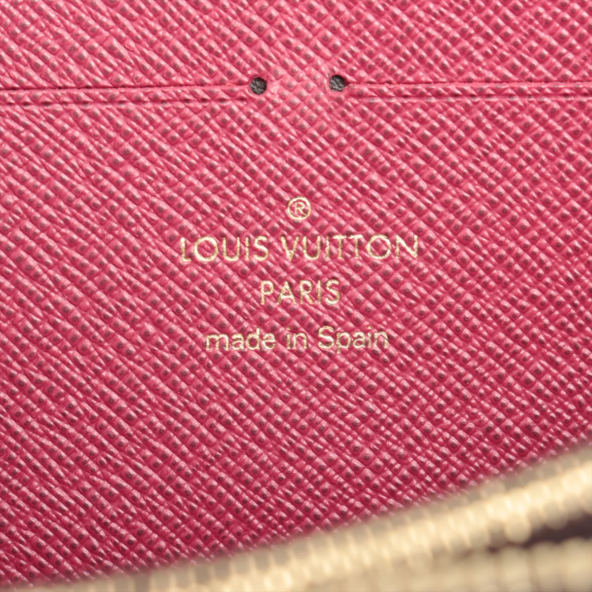 Louis Vuitton Monogram Portefolio Cremans M60742 Fuschia
