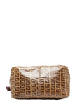 FENDI Mamma Baguette Handbag Zucca Monogram Patent 2384
