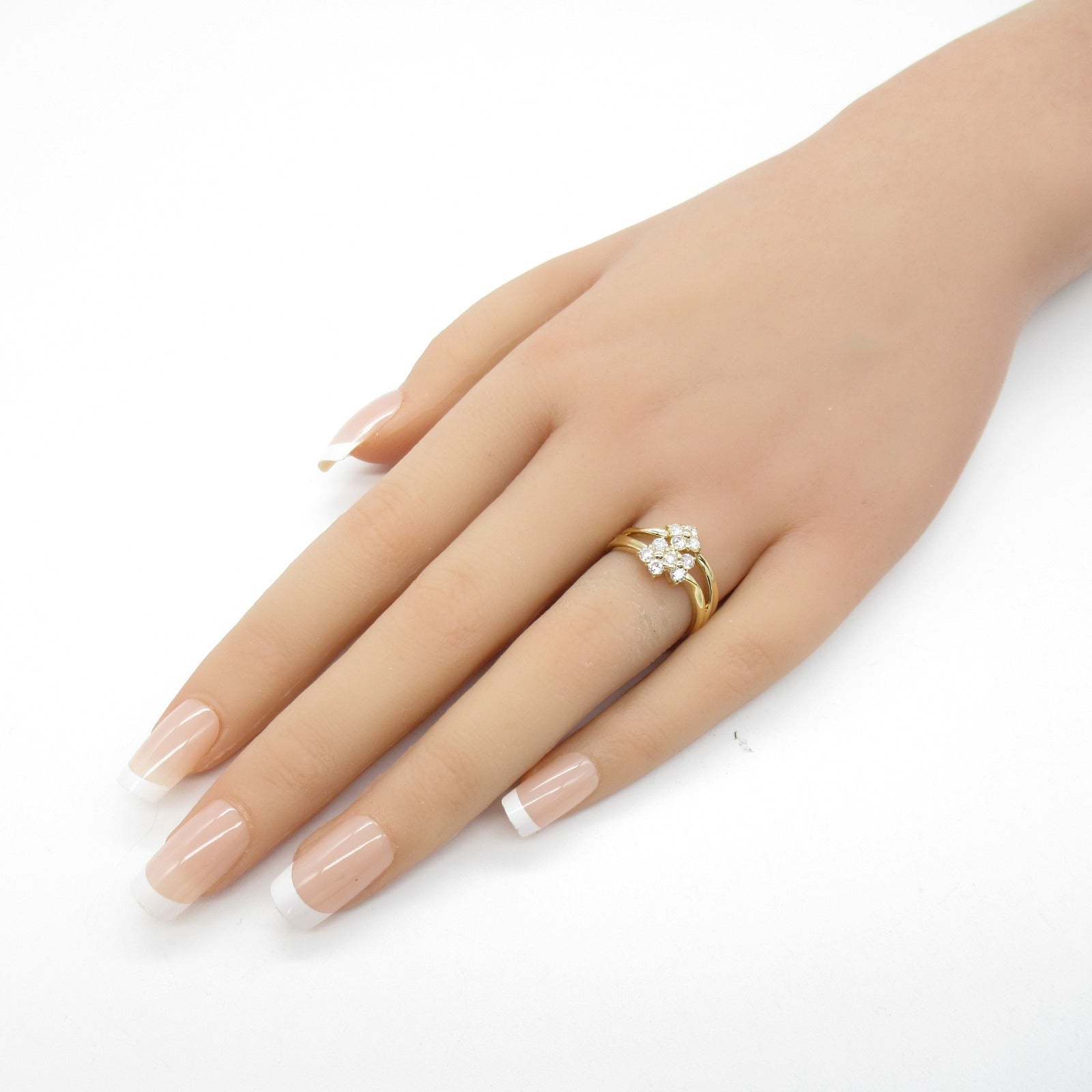 Jewelry Jewelry Diamond Ring Ring Ring Ring Jewelry K18 (yellow g) Diamond  Clear Diamond 3.7g