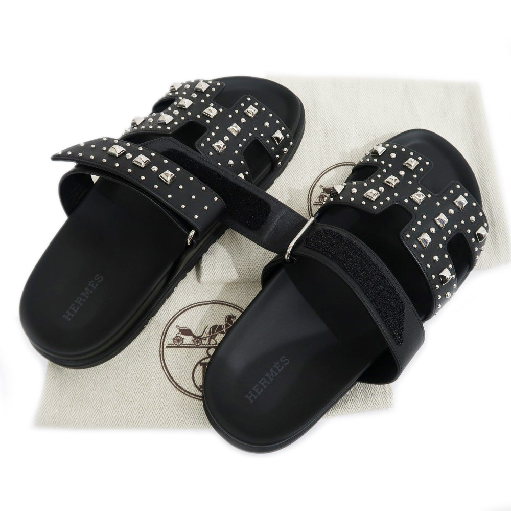Hermes  Sandalss Size 38 Black Black  Shoes