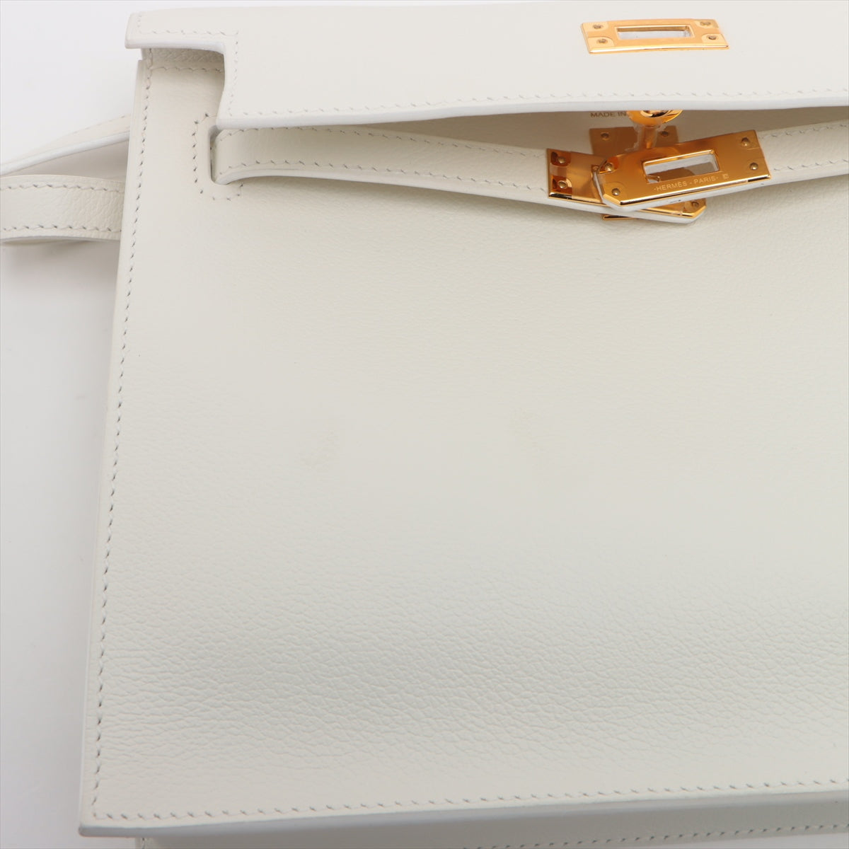 Hermes Kelly Dance Everest New White G  U 2022