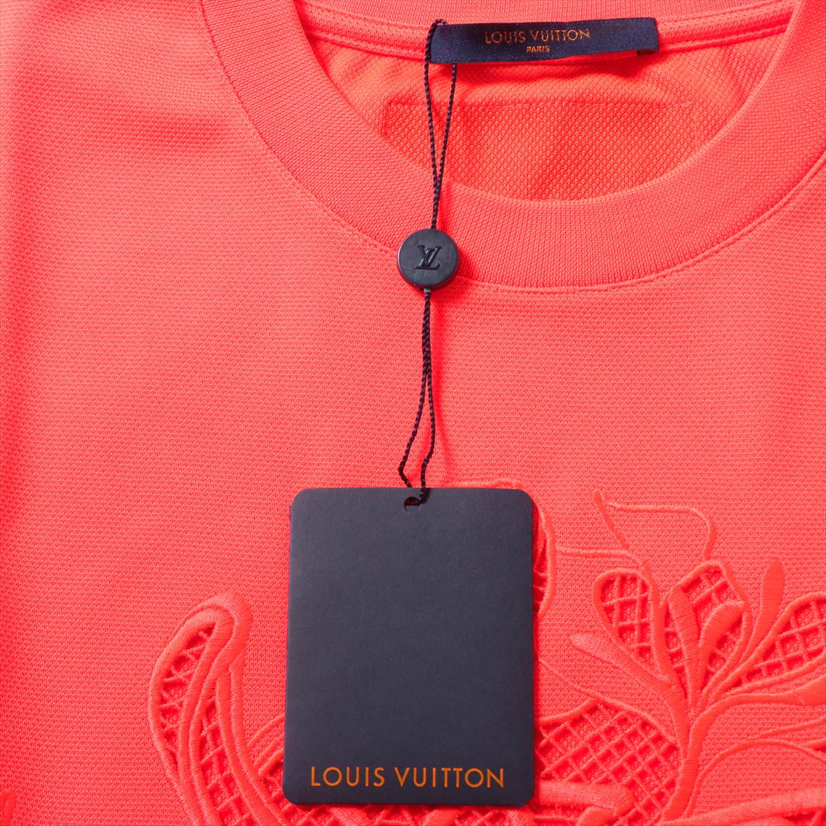 Louis Vuitton 20SS Cotton x   M Mens Orange RM201 LV Vegetable Race Embroidery