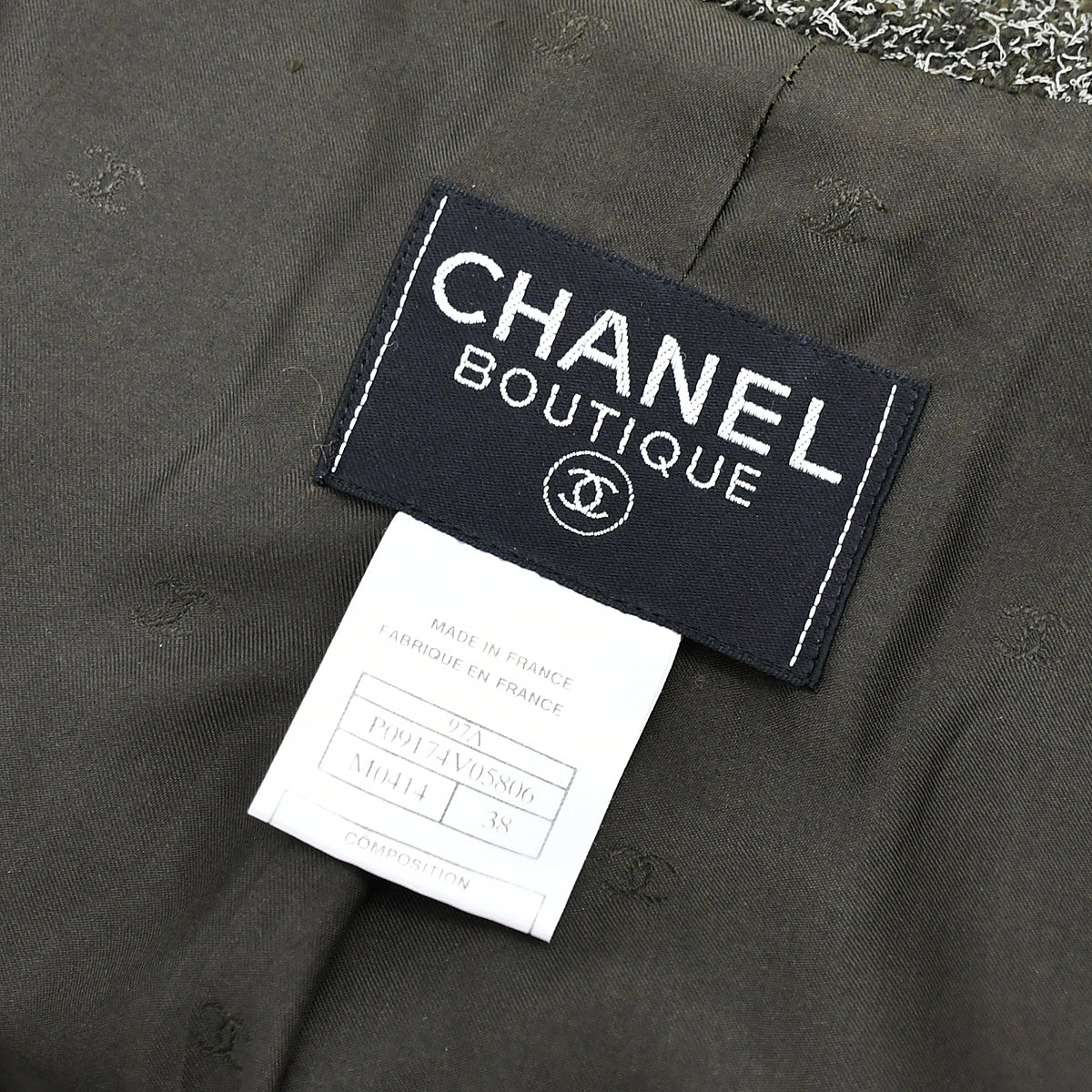Chanel Single Breasted Jacket Green 97A 