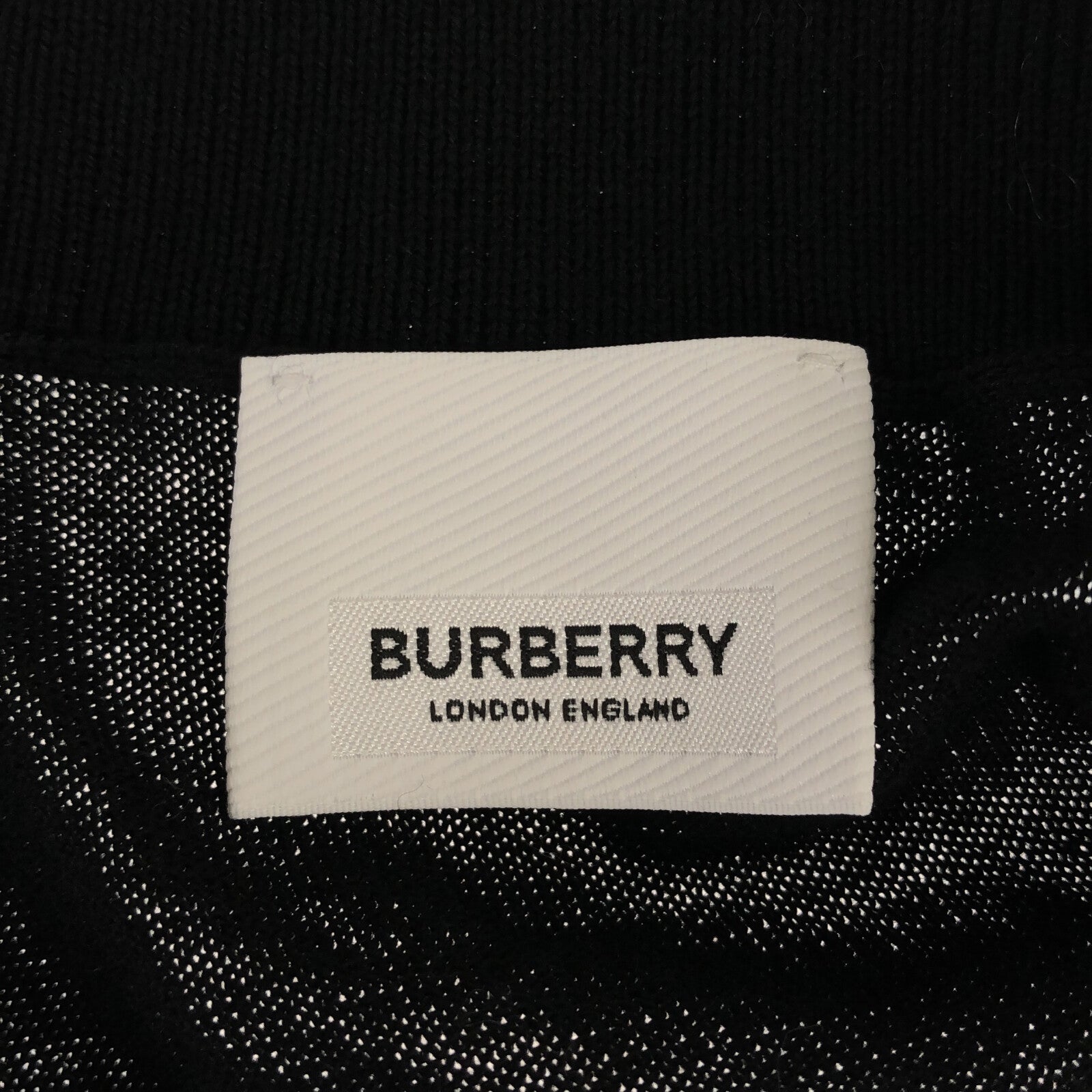 Burberry V-Neck   Tops Wool  Black