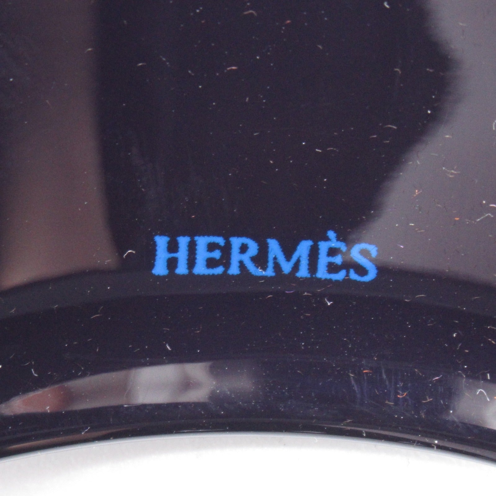 Hermes Hermes bungalow accessories plastic ladies black blue
