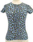 FENDI 80s leopard print round neck T-shirt 