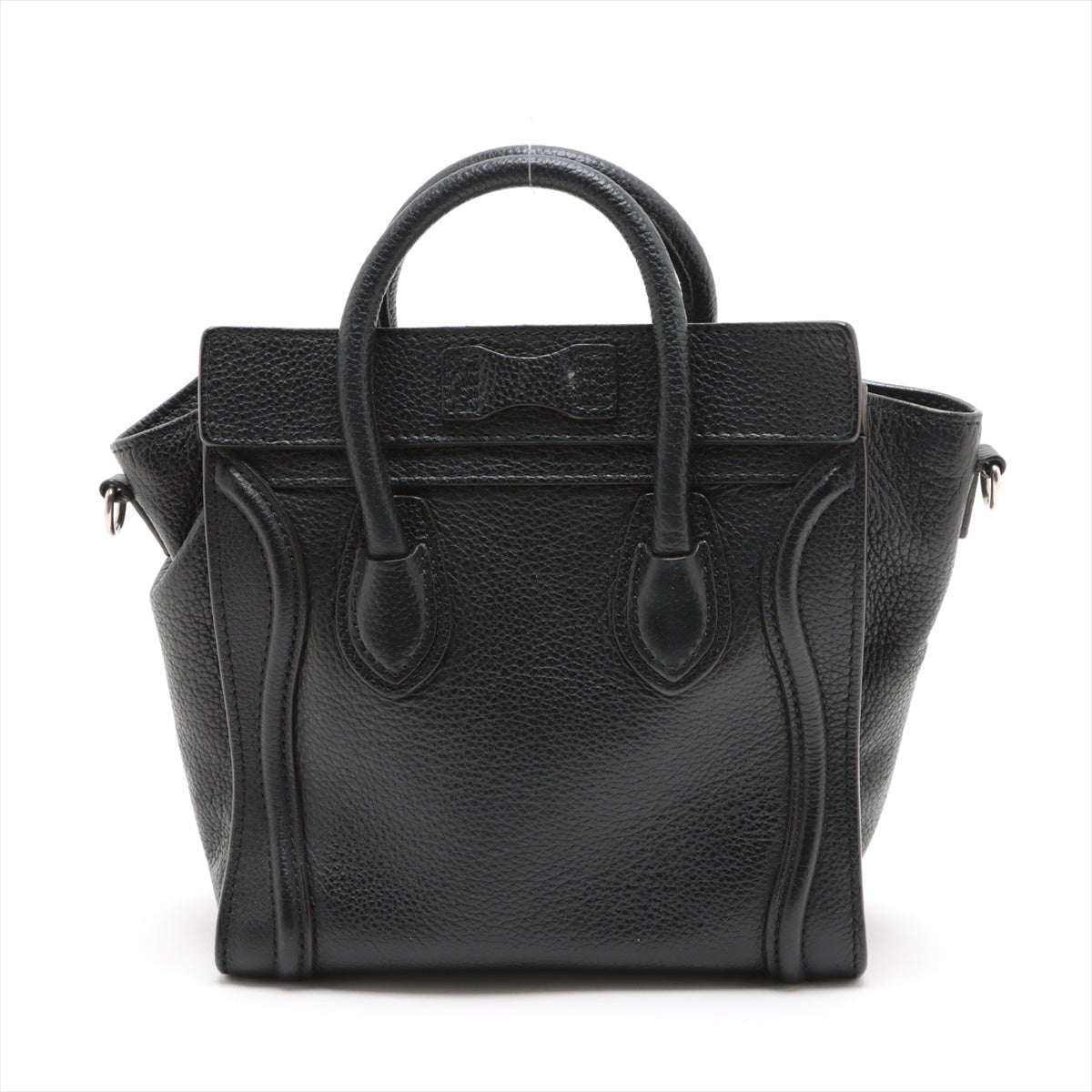 Celine Luggage Nano per Leather 2WAY 手提包 黑色瀉湖