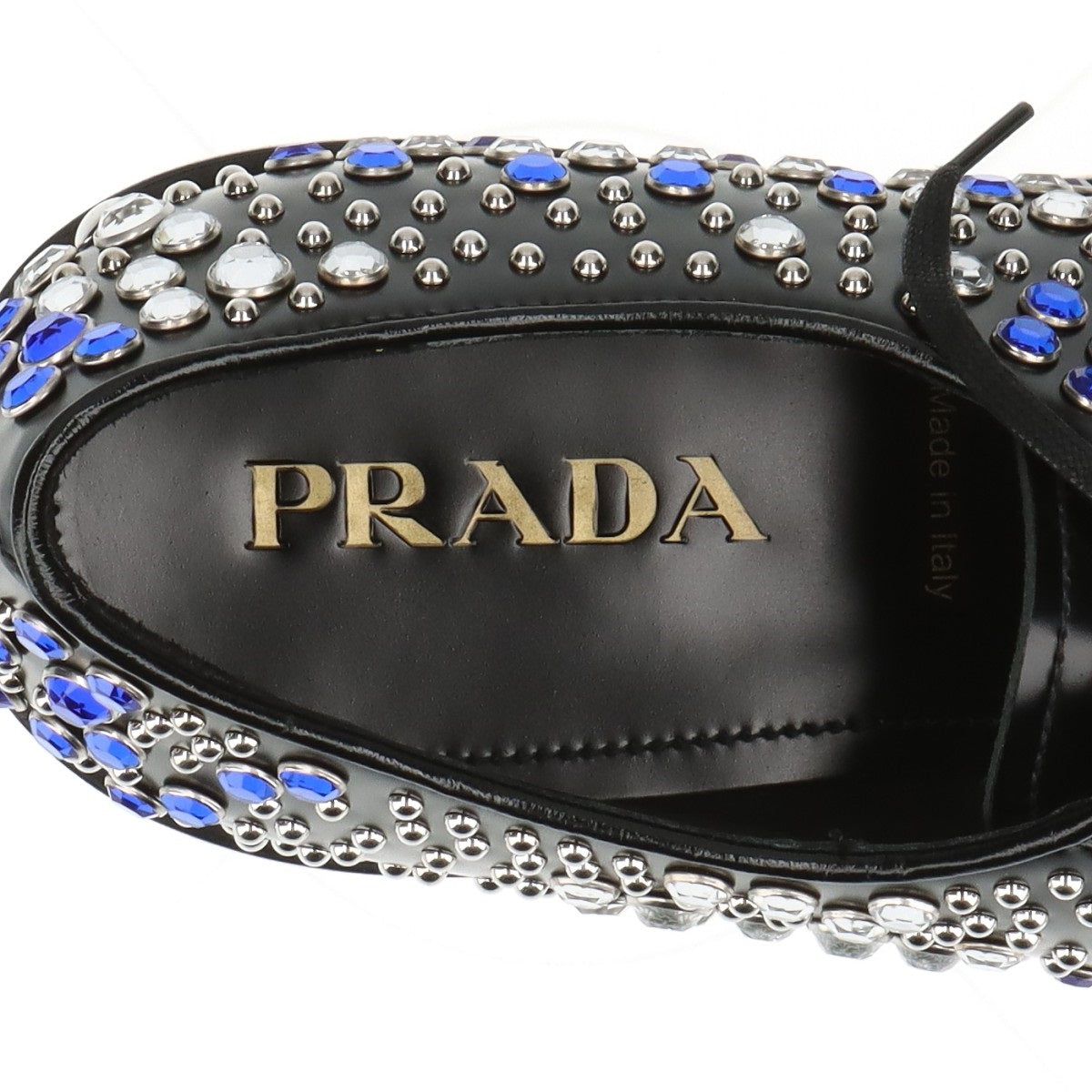 Prada Leather Shoes UA9  Black 2EA151 Vision Box Bag