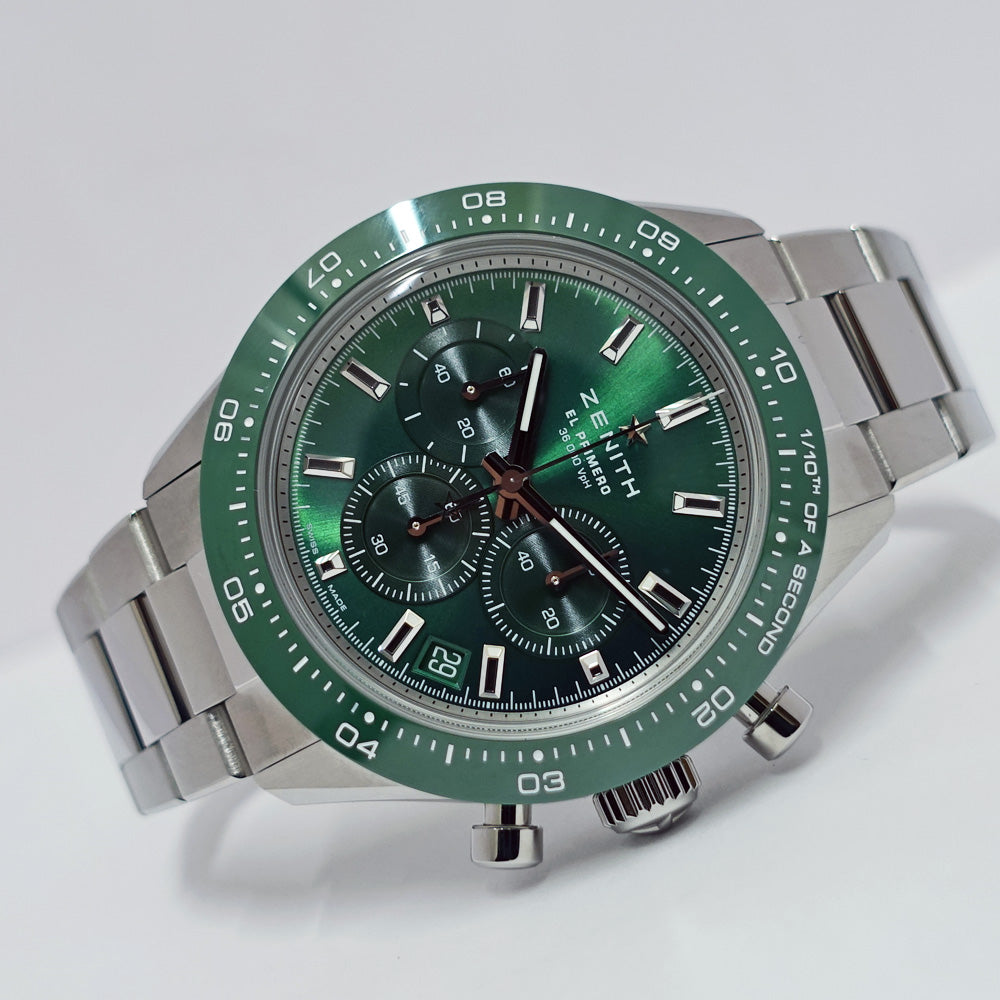 Zenith Chronomaster Sport Yosida Special Edition 03.3107.3600/56.M3100 244 Limited Green Green SS Automatic   Watch 2023