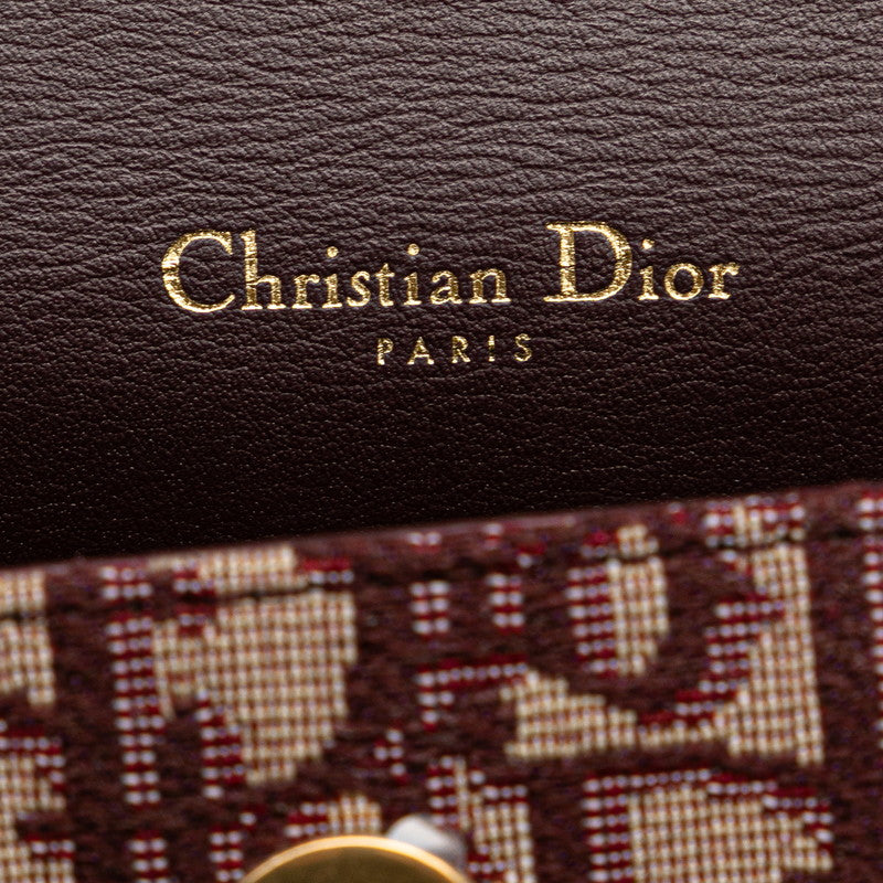 Dior Trotter Saddle Sder Waist Bag Bordeaux Wine Red Canvas Leather  Dior