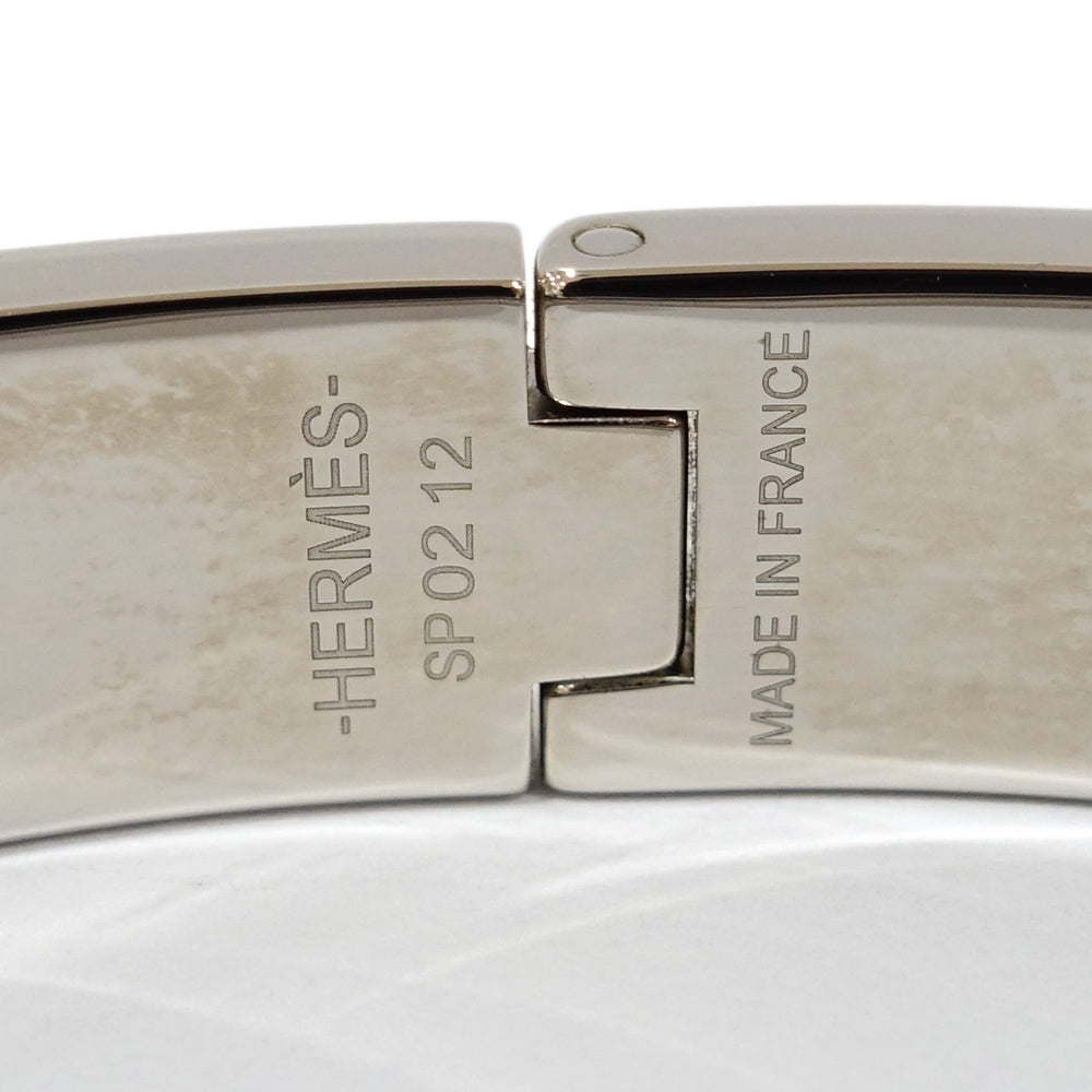 Hermes Kerimene Bracelet Bungalow Silver Black Small Mens