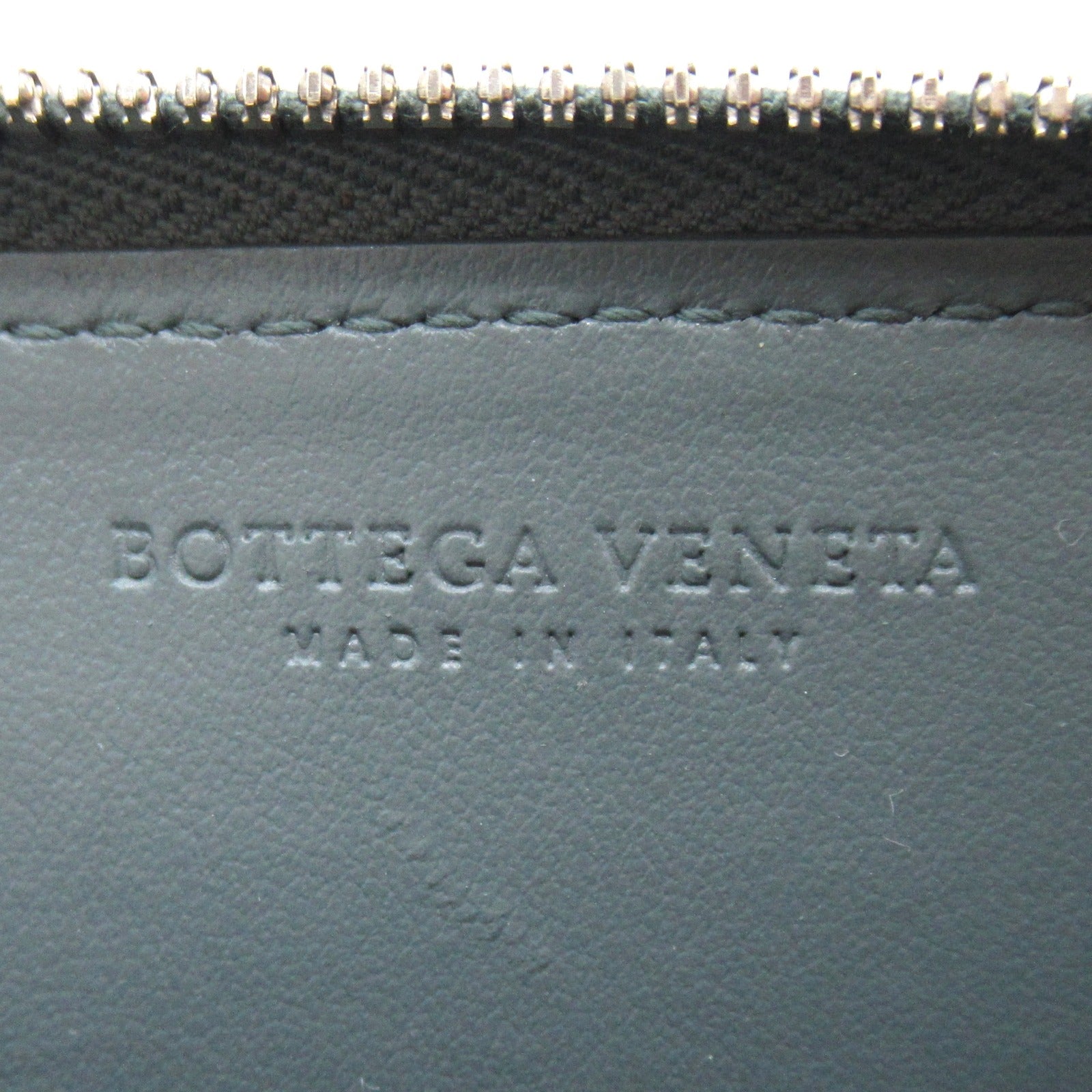 Bottega Veneta Bottega Veneta Interactive Coin Case Coin Case Wallet  Leather  Green Dark Blue