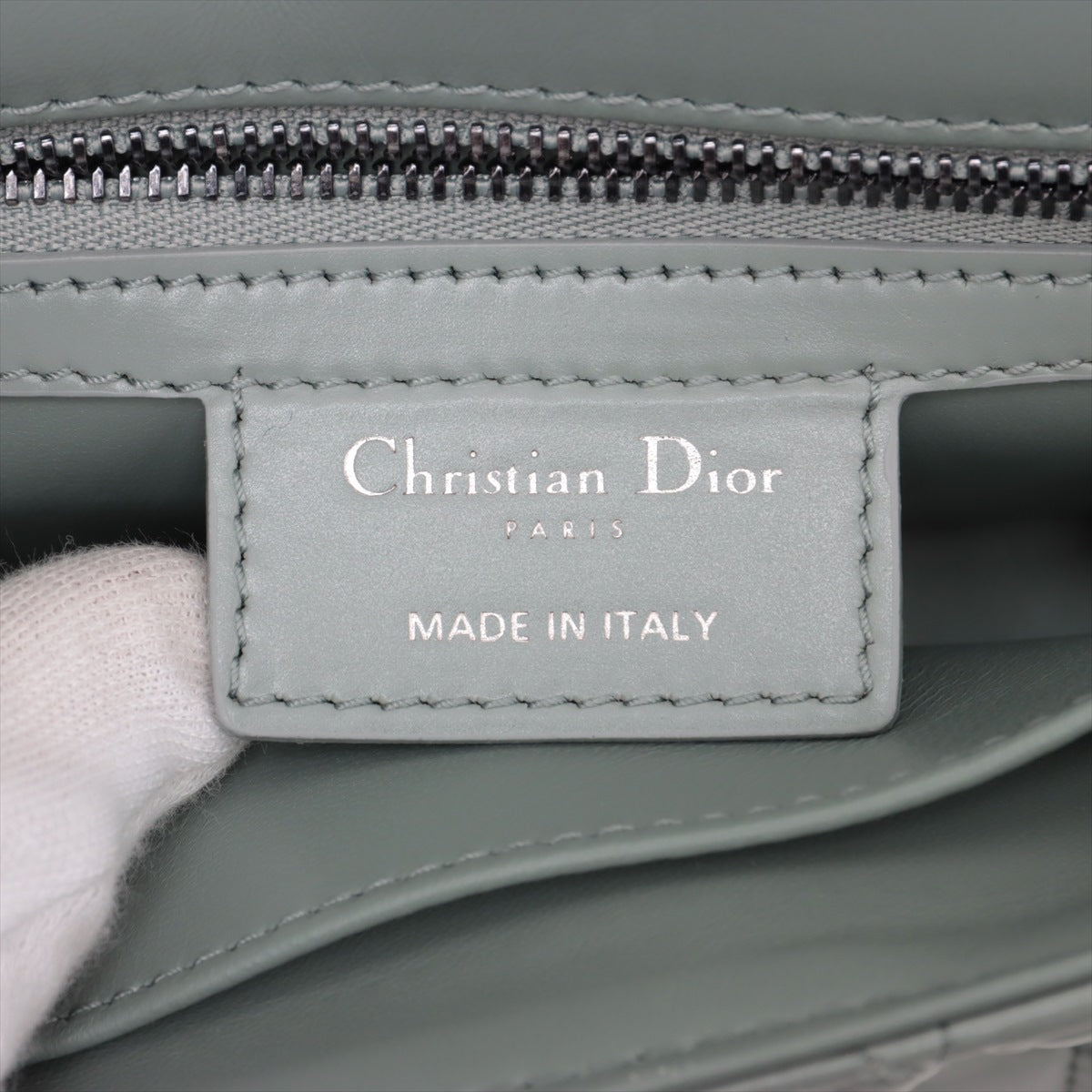 Christian Dior Caro Leather Chain Shoulder Bag Gr