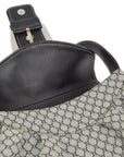 Celine Gray Black Macadam Handbag