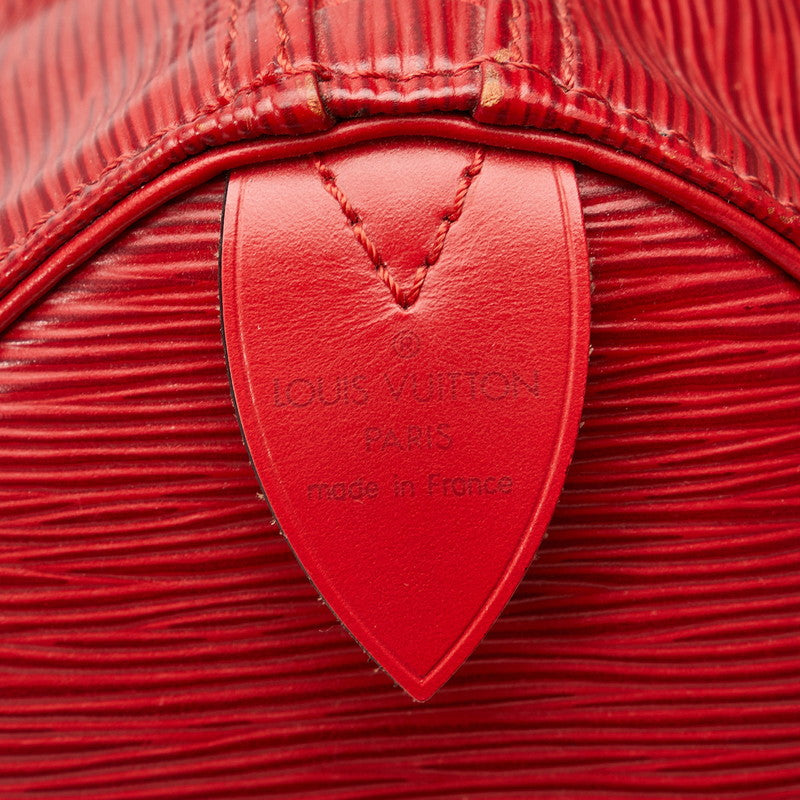 Louis Vuitton Epi Speedy 25 手提包波士頓包 M43017 卡斯蒂利亞紅