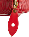 Louis Vuitton Epi Speedy 25 Handbag Boston Bag M43017 Castilian Red