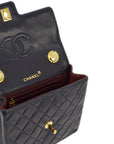 Chanel Navy Lambskin Handbag