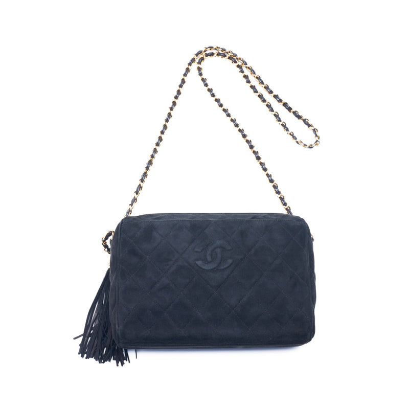 Chanel Matrasse Coco Chain Shoulder Swede Black  Shoulder Bag Mini Shoulder Bag  Shoulder Bag Hybrid 【French】【 Ship】 Dharma Sharma Online