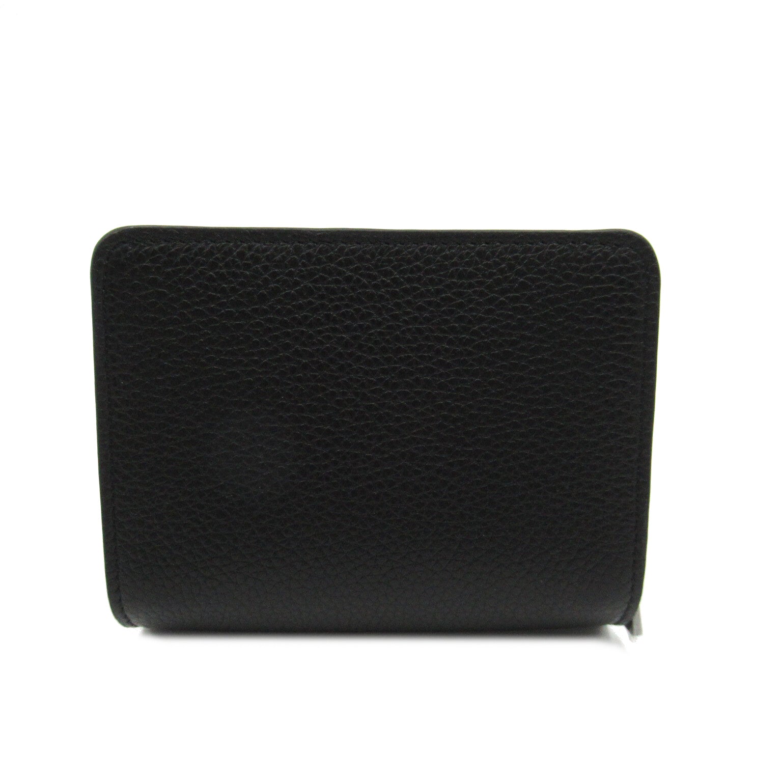 Christian Louboutin   Side Double Fold Wallet Wallet  Leather  Black / Red 1245065CM53